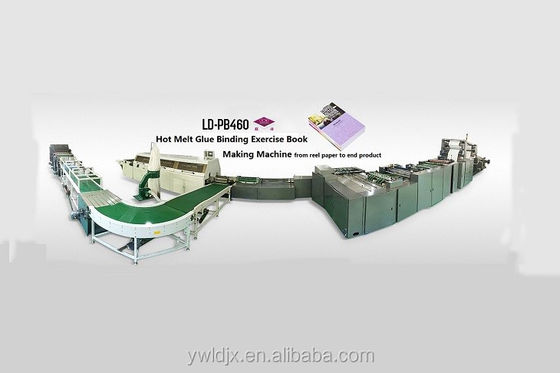 플라스틱 책 표지 제조 기계로 효율적으로 운동 책과 노트북을 생산